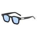 Ascent - Black Acetate / Sky Blue Lenses