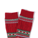 Snow Links Jacquard Crew - Red