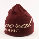 Cursive Skull Beanie - Burgundy