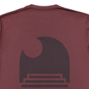 Lansdowne T-shirt - Wine / Cream