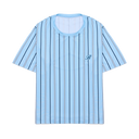 Oxford Cropped T-Shirt - Blue