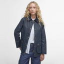 Women's Barbour Acorn Wax Jacket - Navy