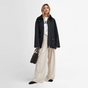 Women's Barbour Allerston Wax Jacket - Black