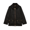 Women's Barbour Allerston Wax Jacket - Black
