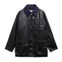 Barbour X A.P.C Beaufort Wax Jacket - Dark Navy