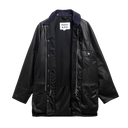 Barbour X A.P.C Beaufort Wax Jacket - Dark Navy