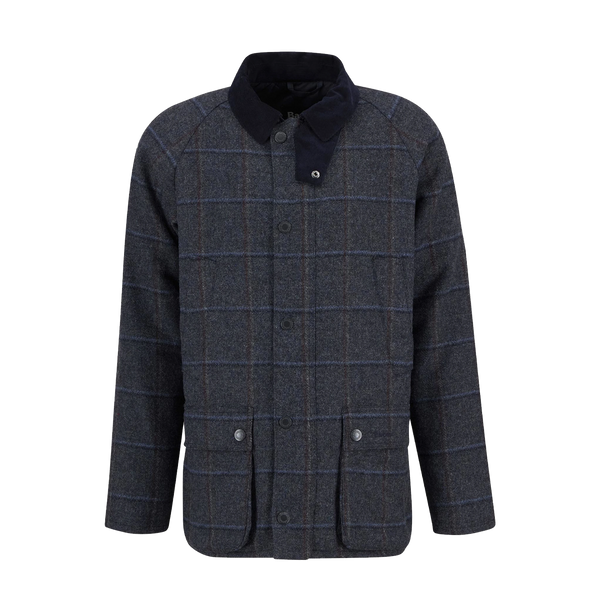 Barbour Bedale Check Wool - Blue – Stomping Ground