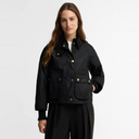 Women's Barbour Cropped Beadnell - Black / Classic