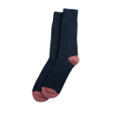 Houghton Sock - Navy / Mauve