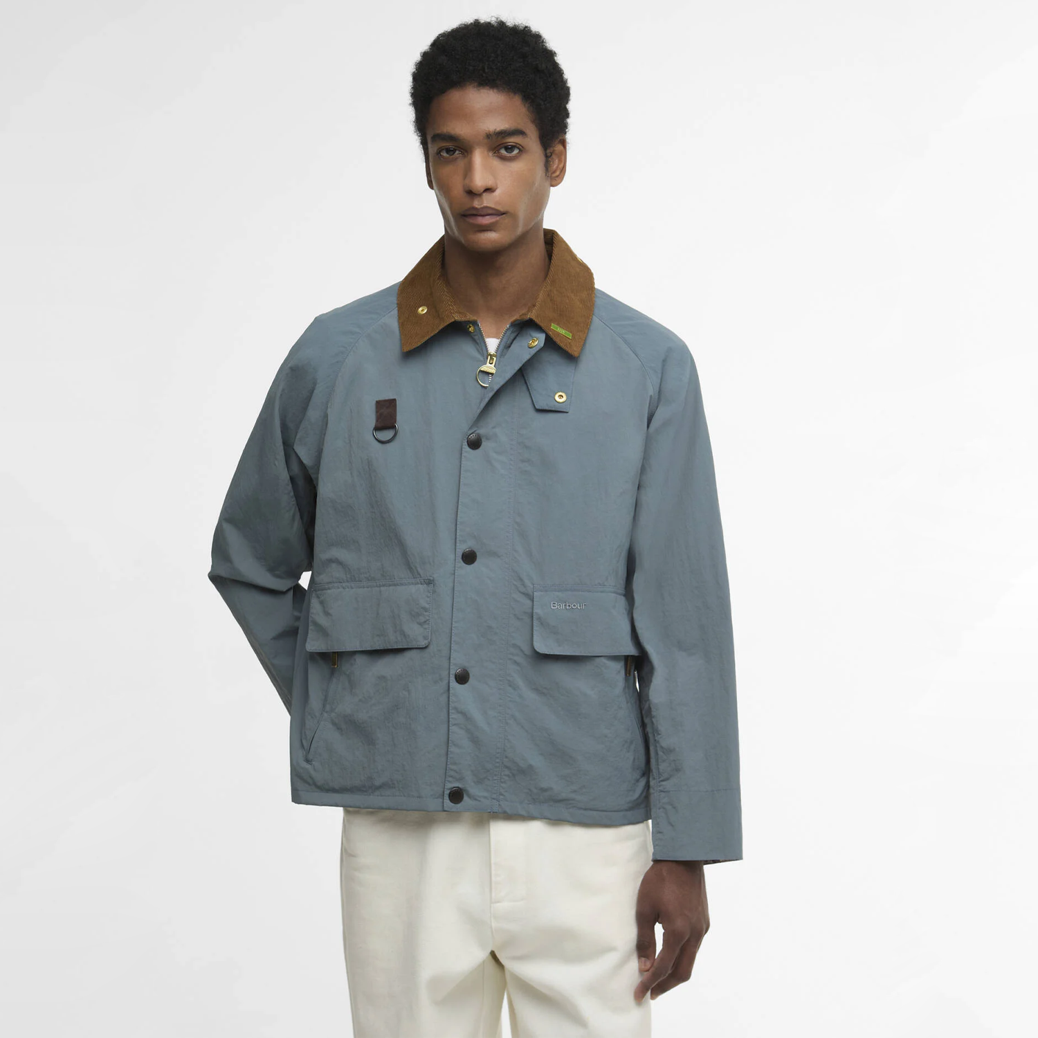 Barbour sl spey casual 【JP ONLY】 Barbour Icons Spey Casual Jacket - Blue Stone – Stomping Ground