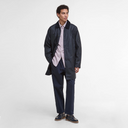 Barbour Lorden Wax Mac -  Navy