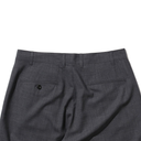 2 Pleats Shorts Wool Tropical - Charcoal