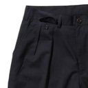 2 Pleats Shorts Wool Tropical - Navy