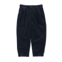 2 Pleat Trouser Corduroy - Navy