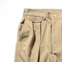 2 Pleats Trousers PE Twill - Sand