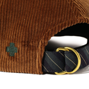 6 Panel Regimental Strap Corduroy - Brown