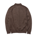 Knit Polo 9g - Wool Shaggy Yarn - Dark Brown