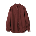 Button Down Colour Oxford - Burgundy