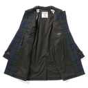 Bal Collar Coat Harris Tweed - Black Watch