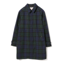 Bal Collar Coat Harris Tweed - Black Watch