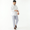 B.D. COOLMAX® Linen Shirt - White