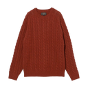 Cable 5g Crewneck - Brick
