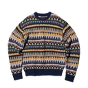 Crew Fair Isle 3g - Navy