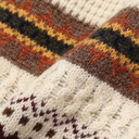 Fair Isle Knit Vest - Beige