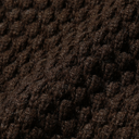 Full Zip Style Popcorn Pattern - Brown