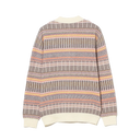 Half Zip Knit Polo Jacquard - Off White