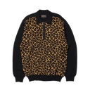 Half Zip Knit Polo Animal - Leopard