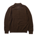 Polo maille 9g à petits points – Marron