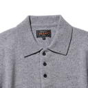 Knit 9g Nep Polo - Ice Blue