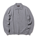 Knit 9g Nep Polo - Ice Blue