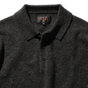Knit 9G Polo - Charcoal