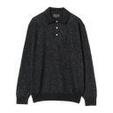 Knit Polo 9g - Wool Shaggy Yarn - Black