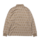Knit Polo Pattern Jacquard - Beige