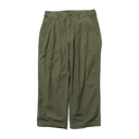 MIL Utility Trousers Reversed Sateen - Olive Brown