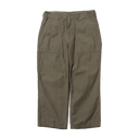 MIL Utility Trousers Reversed Sateen - Olive Brown