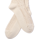Patchwork Like Socks - Ivory