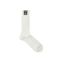 Solid Rib Sock - Off White