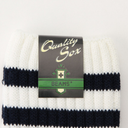 School Boy Sock - White / Navy