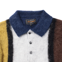 Knit Polo Shaggy 9G - Blue