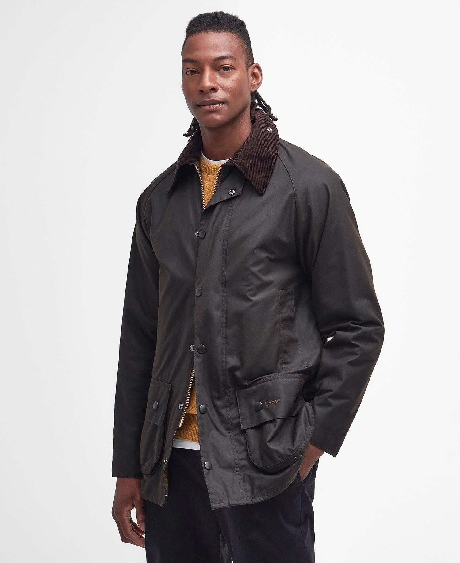 Barbour Beaufort Wax Jacket - Olive – Stomping Ground