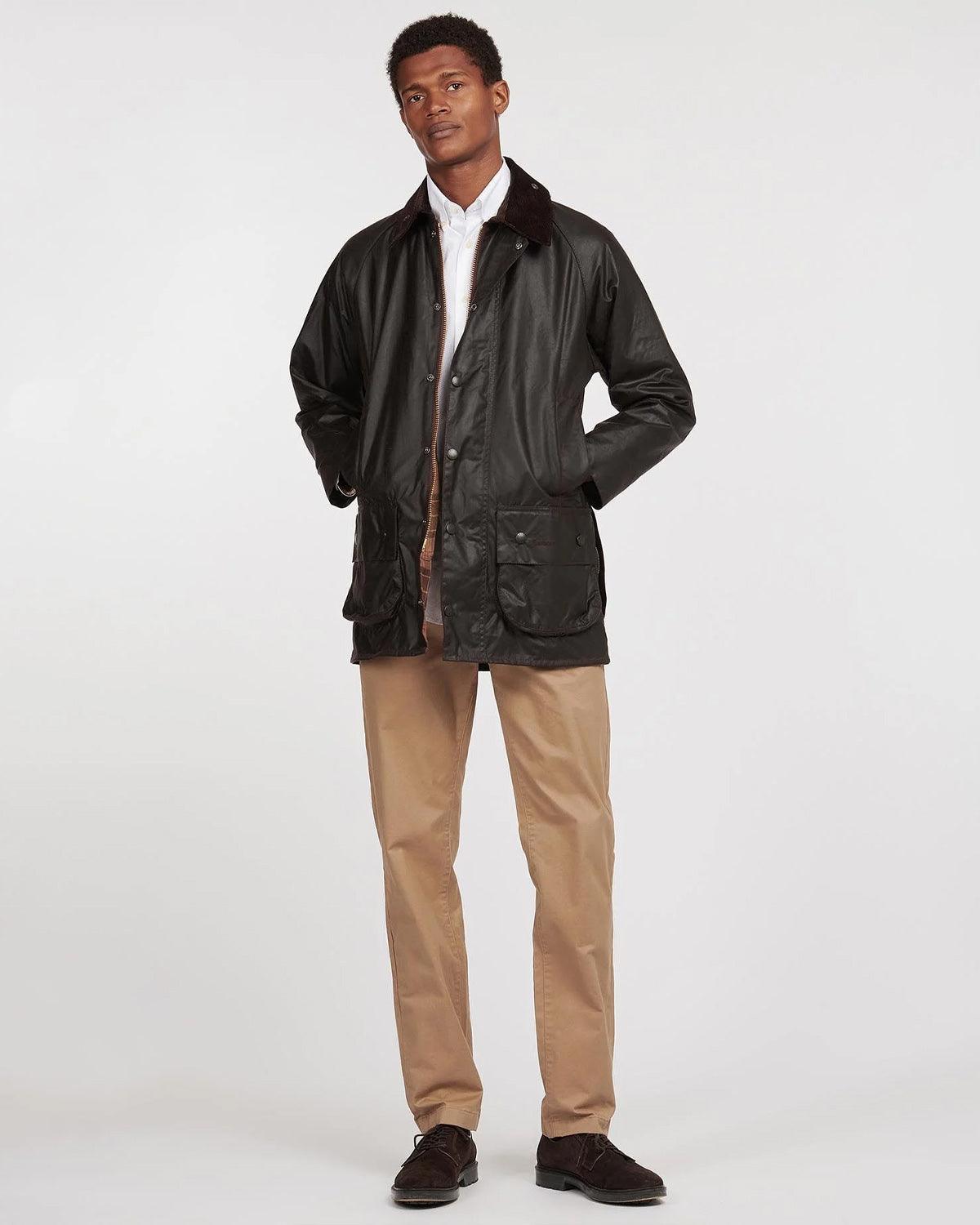 Barbour Beaufort Wax Jacket - Rustic – Stomping Ground