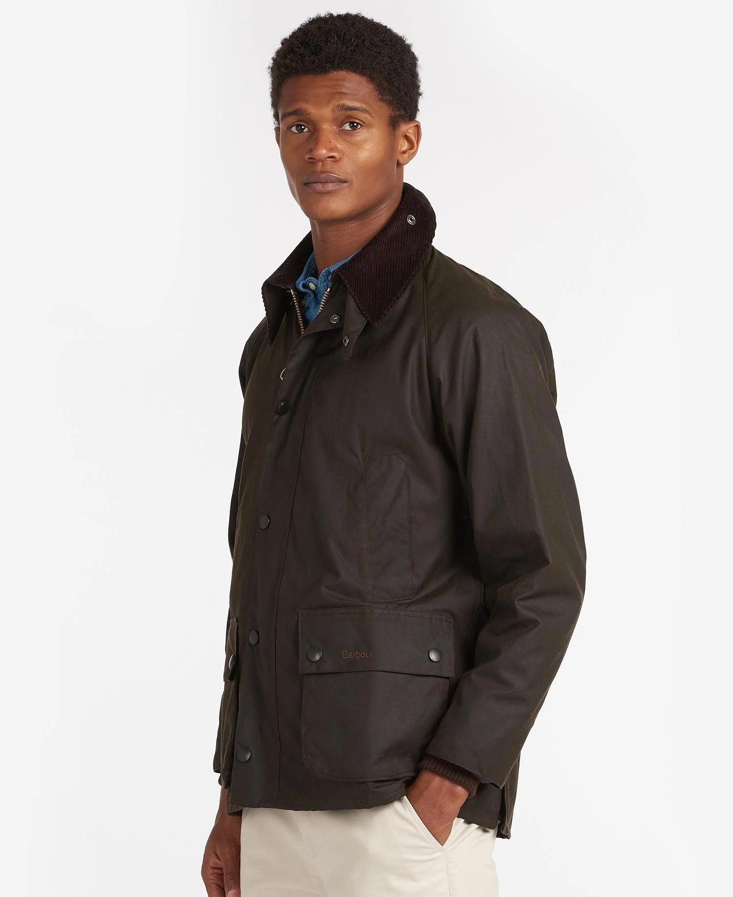 Barbour Bedale Wax Jacket - Olive – Stomping Ground