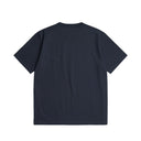 Holger Organic Boat Print T-Shirt - Dark Navy