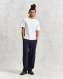 Campbell Seersucker Trouser - Navy
