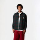Brennan Check Shirt Jacket - Deep Lagoon / Rondo