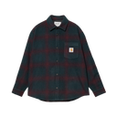 Brennan Check Shirt Jacket - Deep Lagoon / Rondo